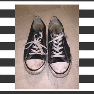 Black and White Converse